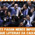 BETS PAGAM MENOS IMPOSTO QUE LOTERIAS DA CAIXA