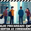 EMPRESAS JÁ SENTEM AS CONSEQUÊNCIAS DA PRECARIZAÇÃO DO TRABALHO