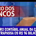 LUCRO CONTÁBIL ANUAL DA CAIXA ULTRAPASSA OS R$ 16 BILHÕES