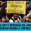 FIM DA ESCALA 6X1 E REDUÇÃO DA JORNADA AUMENTAM RENDA E EMPREGOS