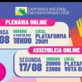 17/08: SINDICATO CONVOCA PARA PLENÁRIA E ASSEMBLEIA ONLINE DE VOTAÇÃO
