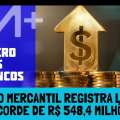 BANCO MERCANTIL REGISTRA LUCRO RECORDE DE R$ 548,4 MILHÕES