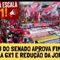 CCJ DO SENADO APROVA FIM DA ESCALA 6X1 E REDUÇÃO DA JORNADA PARA 40 HORAS